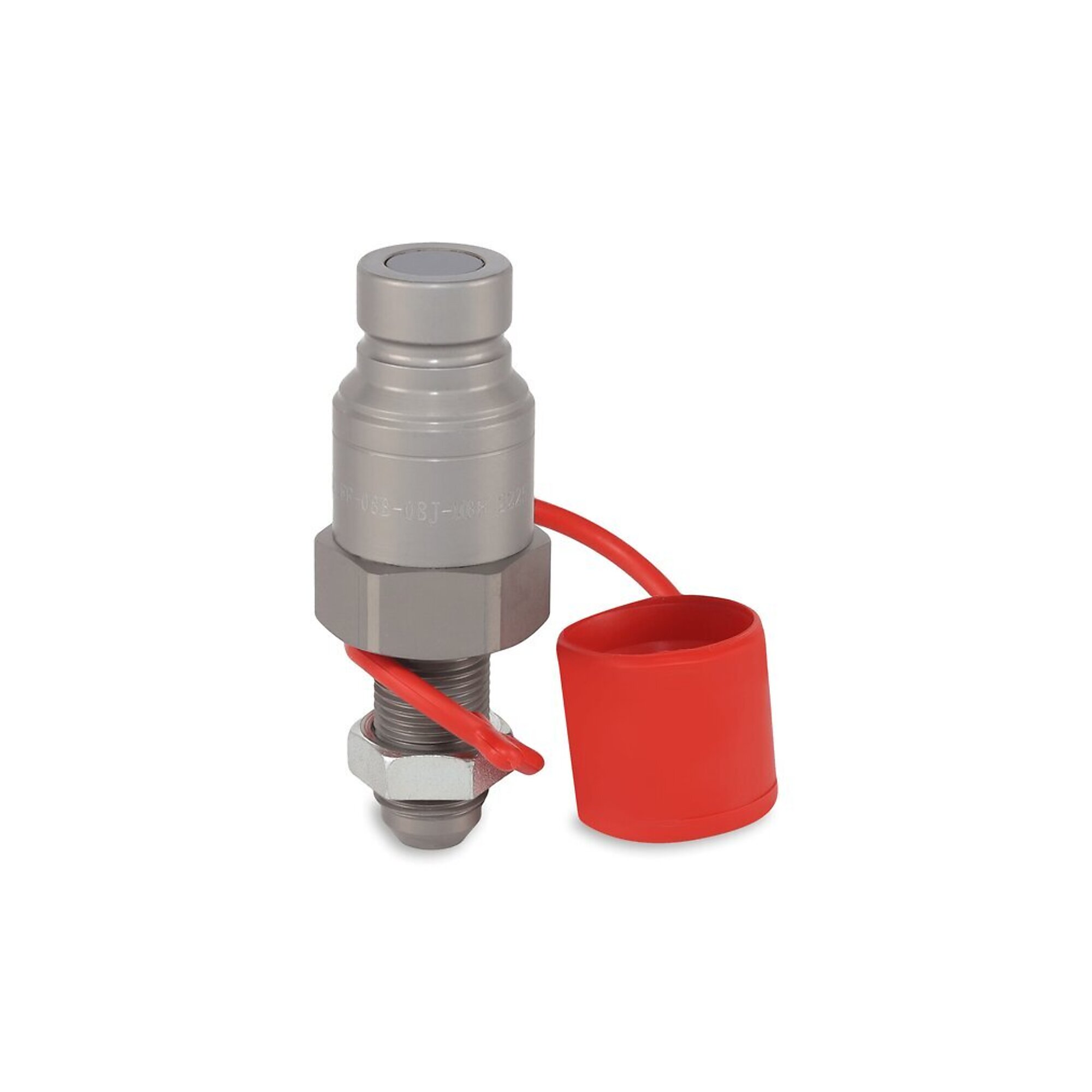 1/2? Flat Face Hydraulic Quick Couplers Male - 1/2? JIC Port Bulkhead Mount